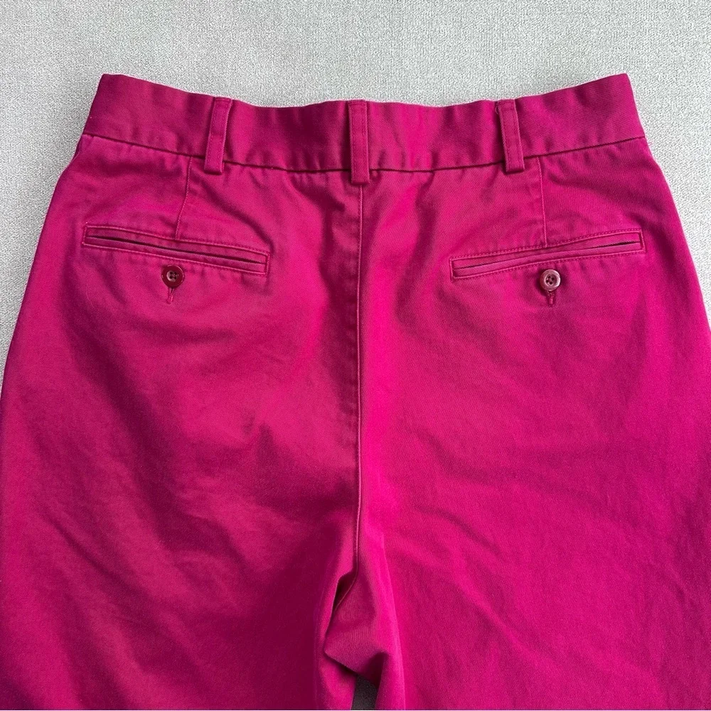 Lands' End Men's Bold Pink Chino Pants. Size 33 X 34